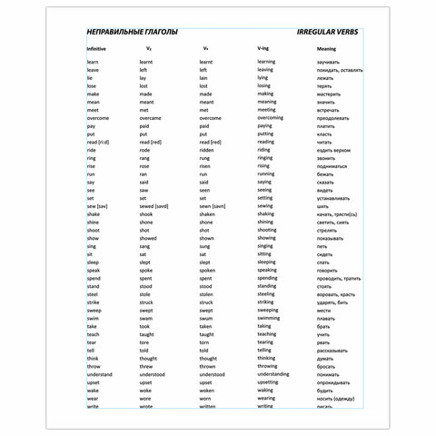 Тетрадь для записи английских слов 48л, А5 Brauberg (клетка, справка) (403562)