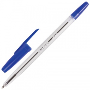 Ручка шариковая Brauberg Line (0.5мм, синий цвет чернил) 1шт. (141097)