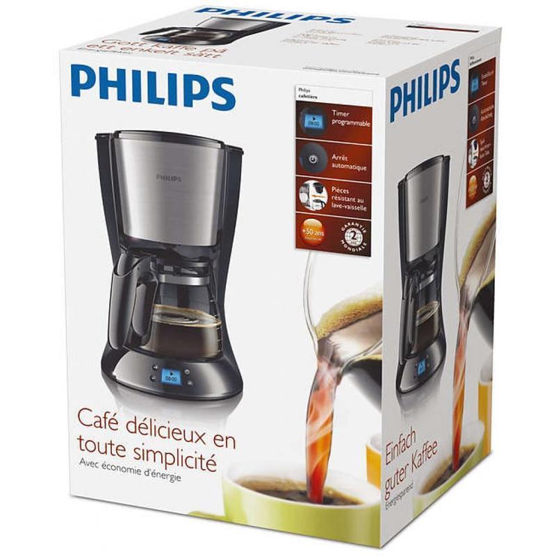 Кофеварка капельная Philips HD 7459/20, подогрев, черный