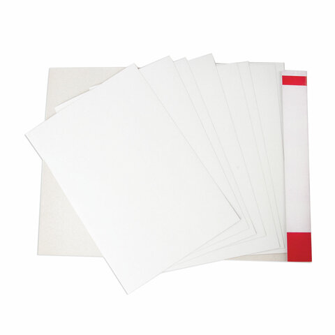 Картон белый мелованный плакатный Brauberg (10 листов, А2, 400х590мм) (124764)