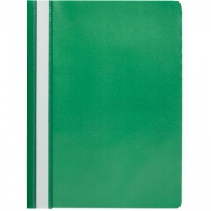 Папка-скоросшиватель Attache Economy (А4, до 100л., пластик, 0.11мм) зеленая, 10шт.