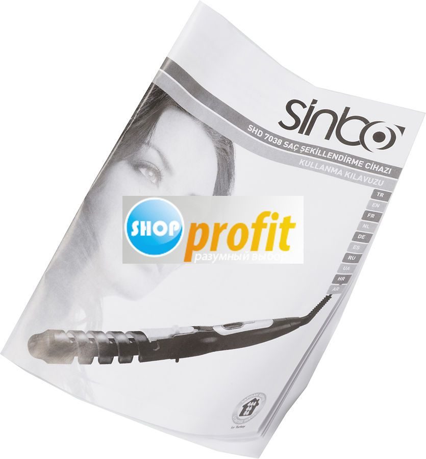 Щипцы для волос Sinbo SHD 7038, черный (SHD 7038)