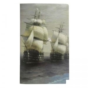 Бизнес-тетрадь Art-Blanc Ayvazovsky, 40 листов, клетка, скрепка (108x175мм)
