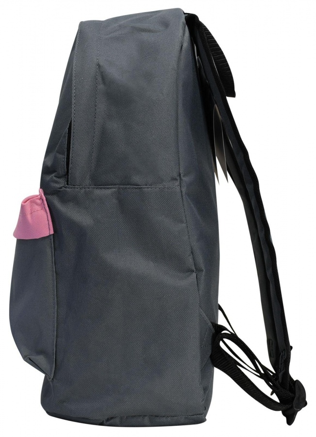 Рюкзак школьный Creativiki Street Basic 17л, 40х28х15см, мягкий, 1 отделение, женский серо-розовый