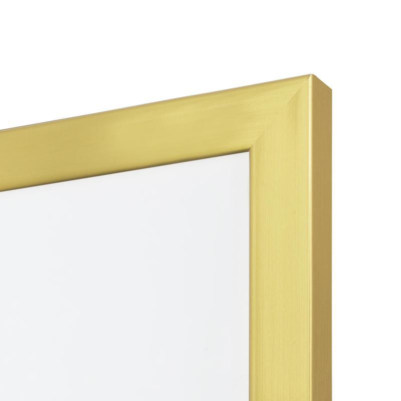 Рамка для фотографий Мирам (А4, 210х297мм, пластик 18мм) золотистая, 1шт.