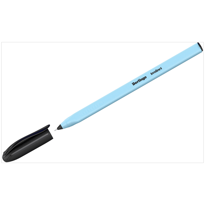 Ручка шариковая Berlingo Instinct (0.5мм, синий цвет чернил, разные цвета корпуса) 1шт. (CBp_70015)