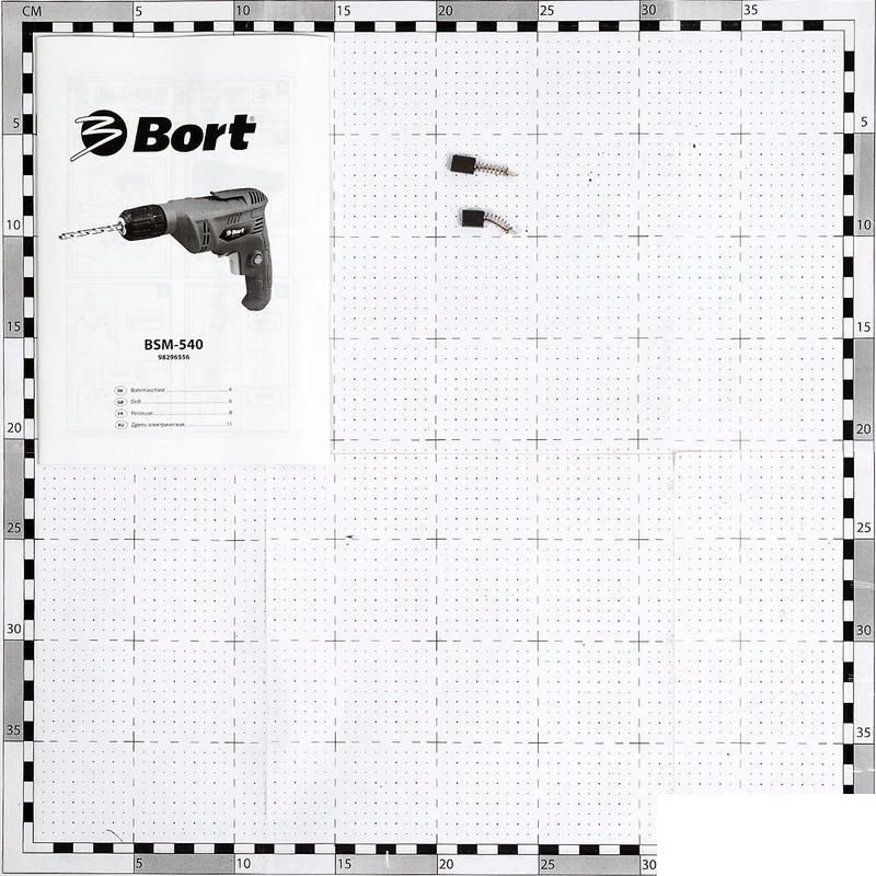 Дрель безударная Bort BSM-540, быстрозажимной патрон (98296556) (и)