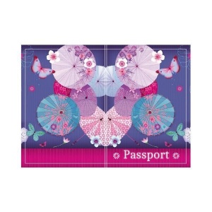 Обложка для паспорта ABC Зонтики, пвх