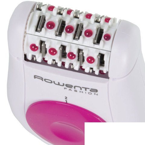 Эпилятор Rowenta EP1030F5, 24 пинцета, работа от сети, белый/розовый