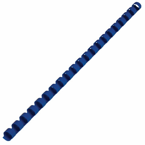Пружины для переплета пластиковые Brauberg, 12мм, А4, синие, 100шт. (530914), 10 уп.