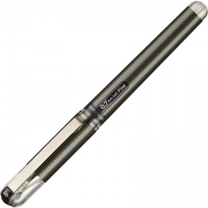 Ручка гелевая Pentel Hybrid Gel Grip DX (0.35мм, черный, резиновая манжетка) 1шт. (К227-А)