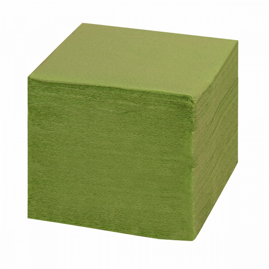 Салфетки бумажные 24х24см, 1-слойные Лайма &quot;Big Pack&quot;, зелёные, 100% целлюлоза, 400шт.