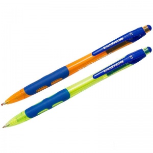 Ручка шариковая автоматическая Erich Krause XR-30 Spring (0.35мм, синий цвет чернил) 12шт. (43622)