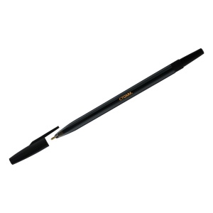 Ручка шариковая Стамм "049" (0.7мм, черный цвет чернил, тонированный корпус) 50шт. (РШ-30350)