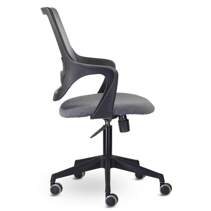 Кресло офисное Ситро М-804, серое, ткань, пластик