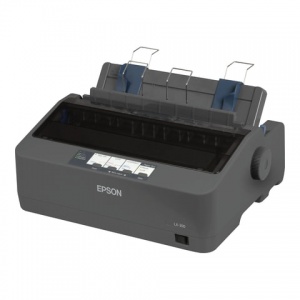 Принтер матричный Epson LX-350, серый, USB/LPT (C11CC24031)