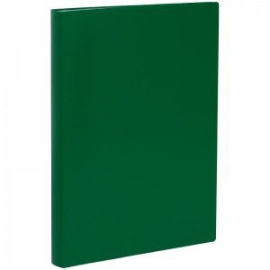 Папка файловая 80 вкладышей Стамм (А4, 30мм, 600мкм, пластик) зеленая (ММ-32268)