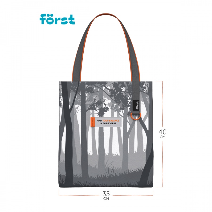Сумка-шоппер Forst &quot;Forest&quot; 40x35см, 1 отделение (FT-SH-010306)