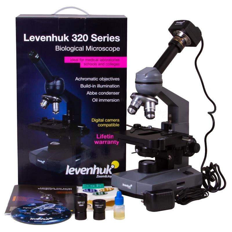 Микроскоп цифровой Levenhuk D320L Plus 3.1 Мпикс монокулярный