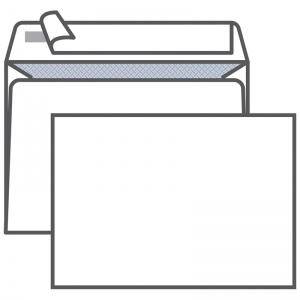 Конверт почтовый C5 KurtStrip (162x229, 80г, стрип) белый, 50шт. (С50.10.50)