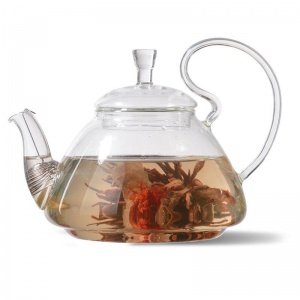 Чайник заварочный стеклянный Tima Дикая вишня, 800мл