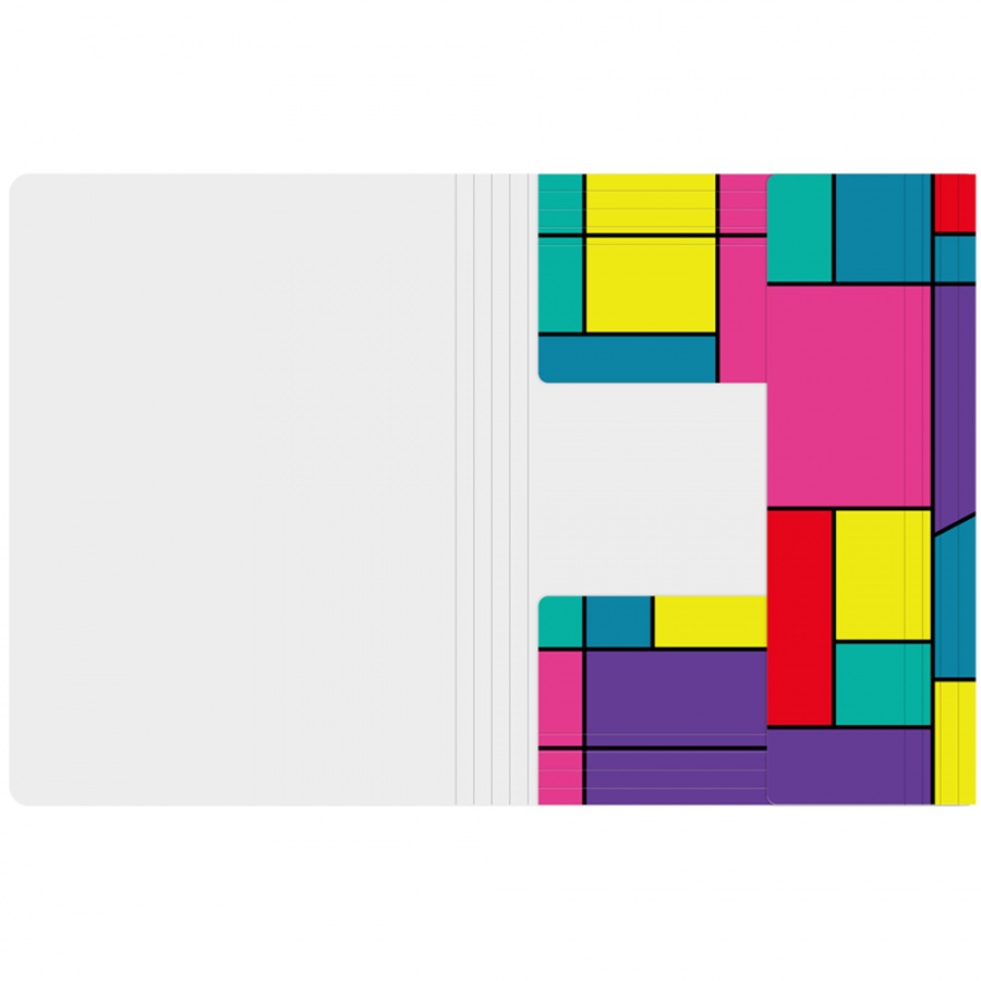 Папка на резинках пластиковая Berlingo Color Block (А4, 600мкм, до 300 листов) с рисунком (FB4_A4S03)