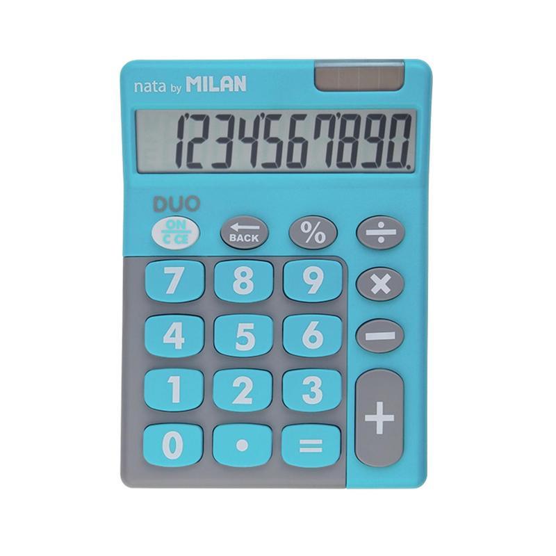 Калькулятор настольный Milan 150610TDBBL (10-разрядный) голубой/серый (150610TDBBL)