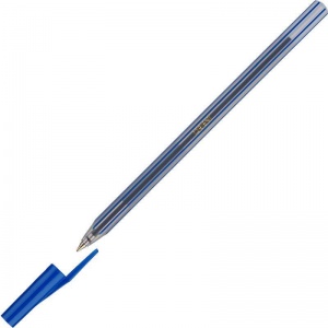 Ручка шариковая ICO Orient (0.5мм, синий цвет чернил, корпус прозрачный) 1шт.