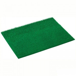 Коврик входной влаго-грязезащитный Vortex "Травка", 600x900мм, нескользящий, зеленый (24104)