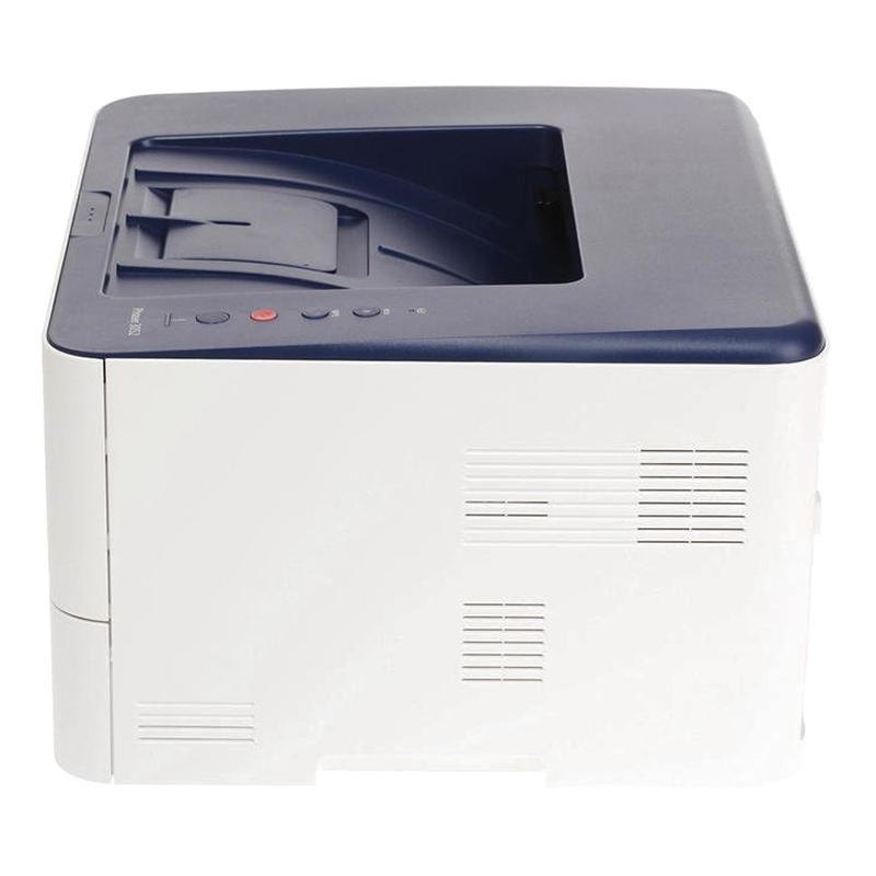 Принтер лазерный монохромный Xerox Phaser 3052NI, белый/синий, USB/LAN/Wi-Fi (3052V_NI)