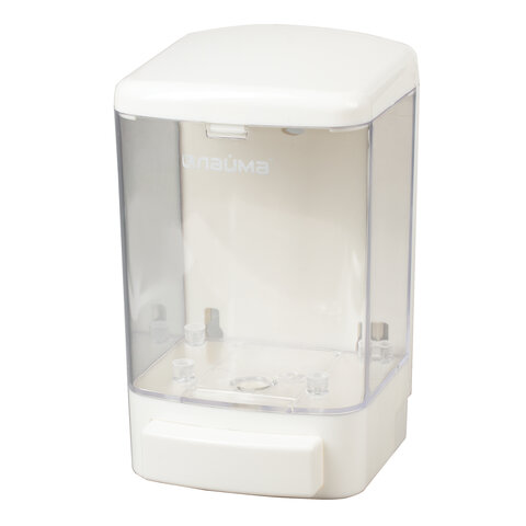 Диспенсер для жидкого мыла Лайма, 1000мл, ABS-пластик белый (601794)