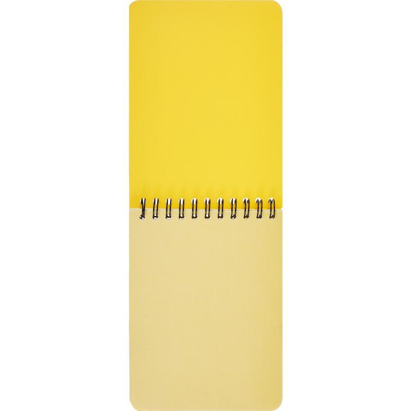 Блокнот 60л, А6 Attache Bright colours, клетка, спираль, желтый