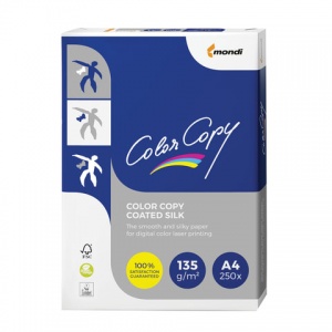 Бумага для цветной лазерной печати Color Copy Coated Silk (А4, 135г, 138% CIE) пачка 250л.