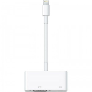 Адаптер видео Apple, Lightning - VGA Adapter, белый (MD825ZM/A)
