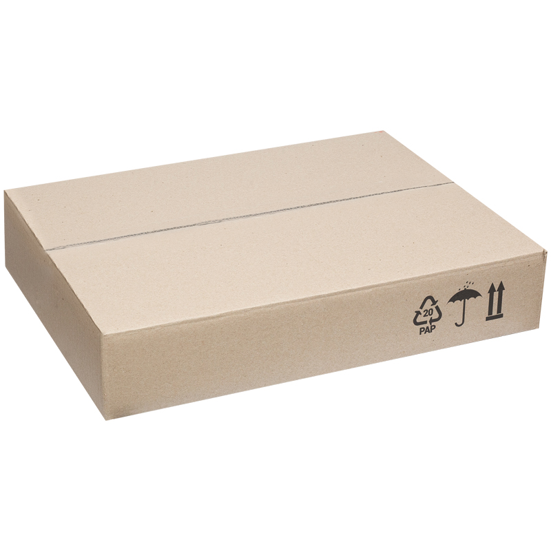 Короб картонный 450x330x80мм, картон бурый Т-22 профиль С, 20шт. (275386)