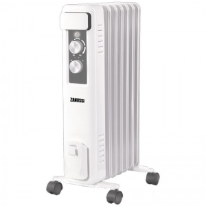 Радиатор масляный Zanussi Casa, 1500Вт, белый (ZOH/CS - 07W)