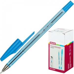 Ручка шариковая Attache AA-927 (0.38мм, синий цвет чернил, синий корпус) 50шт.