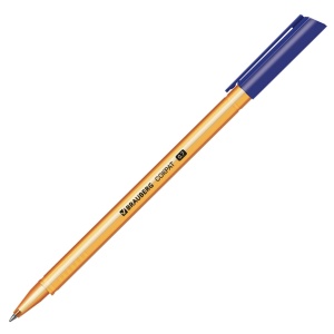 Ручка шариковая Brauberg "Сократ" (корпус оранжевый (0.35мм, синий цвет чернил) 12шт.