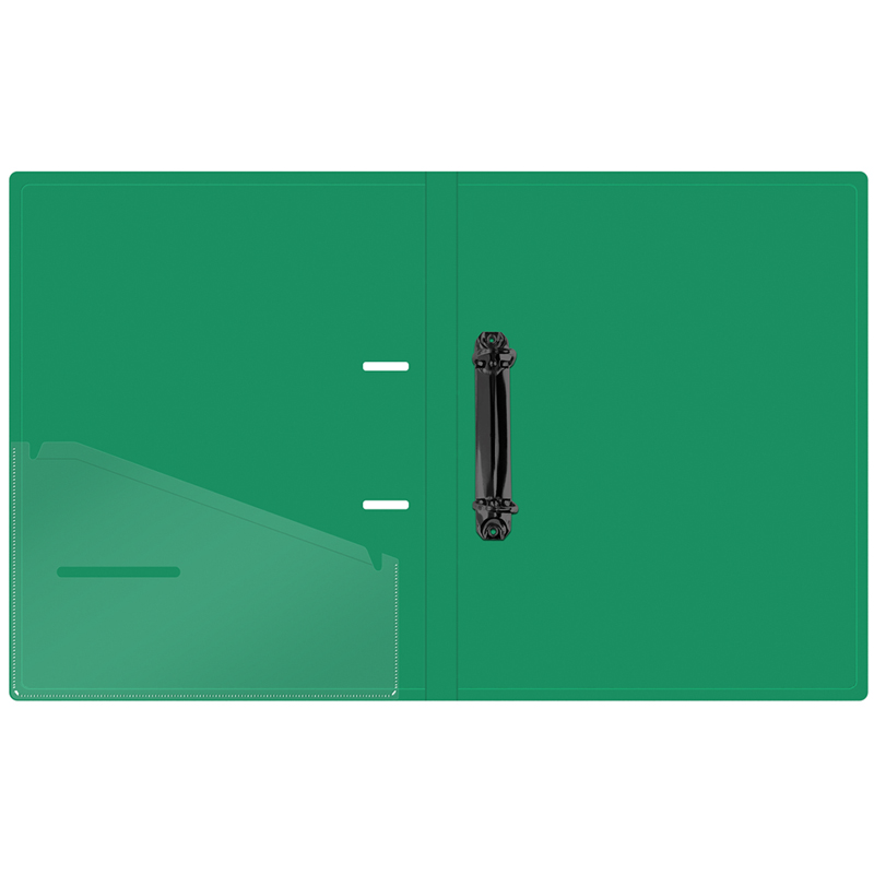 Папка на 2-х кольцах Berlingo Soft Touch (А4, корешок 24мм, 700мкм) зеленая (RB4_2D983)