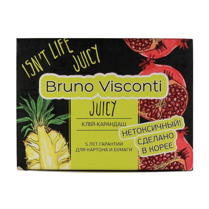 Клей-карандаш Bruno Visconti Juicy, 35г, 12шт.