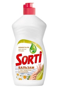 Средство для мытья посуды Sorti "Ромашка", 500мл (813-3), 20шт.