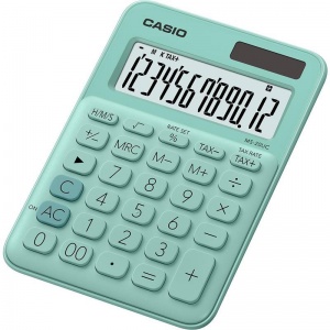 Калькулятор настольный Casio MS-20UC-GN (12-разрядный) зеленый (MS-20UC-GN)