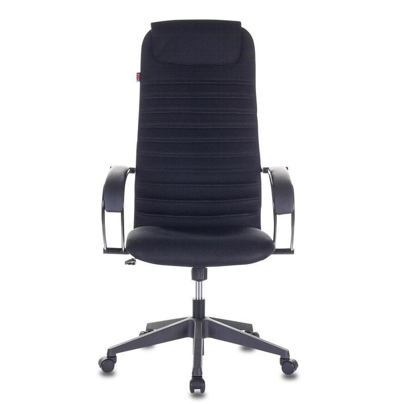 Кресло руководителя Easy Chair 665, ткань черная, пластик черный