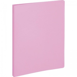 Папка файловая 60 вкладышей Attache Акварель (А4, 40мм, пластик) розовая