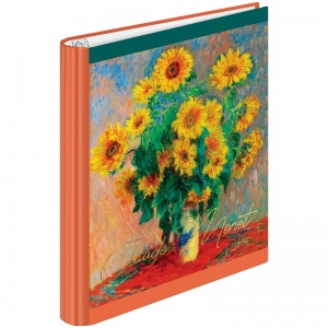 Тетрадь на кольцах 120л, А5 ArtSpace "Живопись. Claude Monet" (клетка, глянцевая ламинация, обложка 7Бц) (ТК120_39533), 24шт.