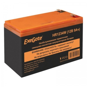 Батарея для ИБП ExeGate HR1234W 12 В 9 Ач