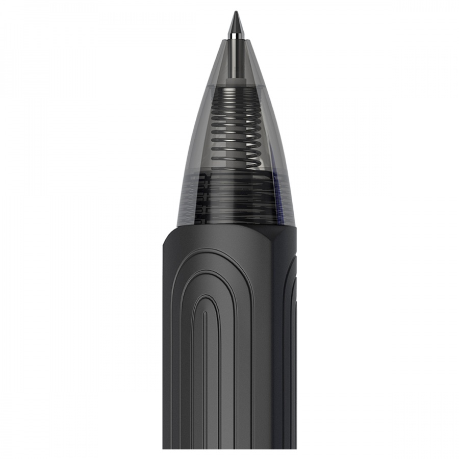 Ручка гелевая автоматическая Berlingo Triangle gel RT (0.5мм, черная) грип (CGm_50063), 12шт.