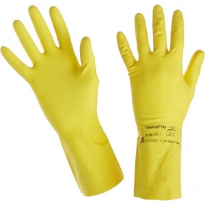 Перчатки защитные латексные Ansell "Эконохэндс" 87-190, размер 7 (S), 1 пара