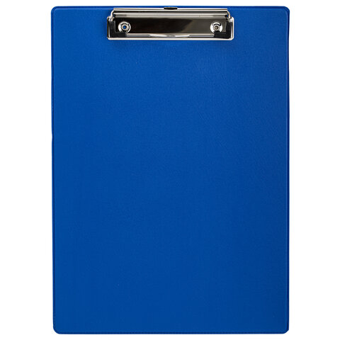 Доска-планшет Staff (А4, до 90 листов, картон/пвх, с зажимом) синий, 6шт. (229555)