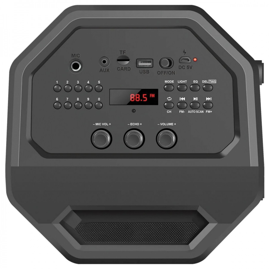 Акустическая система Defender Rage, 2.0, 50Вт, Bluetooth, FM-тюнер, microSD, чёрная (65109)